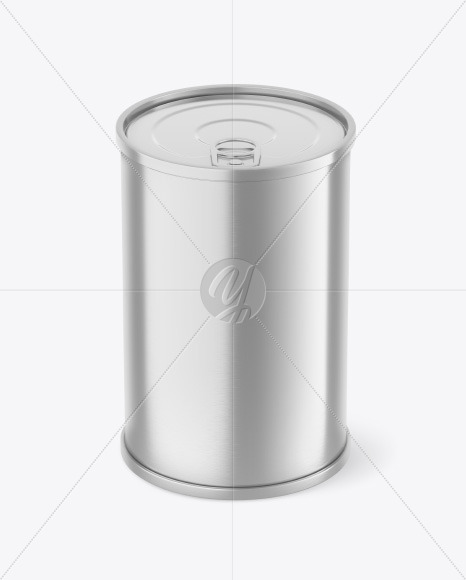 Metallic Tin Can Mockup PSD #3