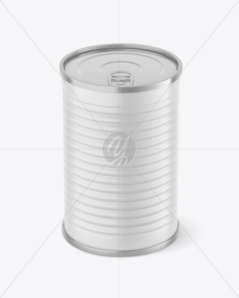 Matte Tin Can Mockup PSD #3