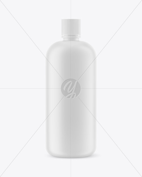 Matte Bottle Mockup PSD #3