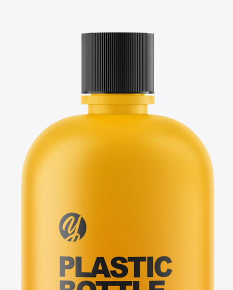 Matte Bottle Mockup PSD #2