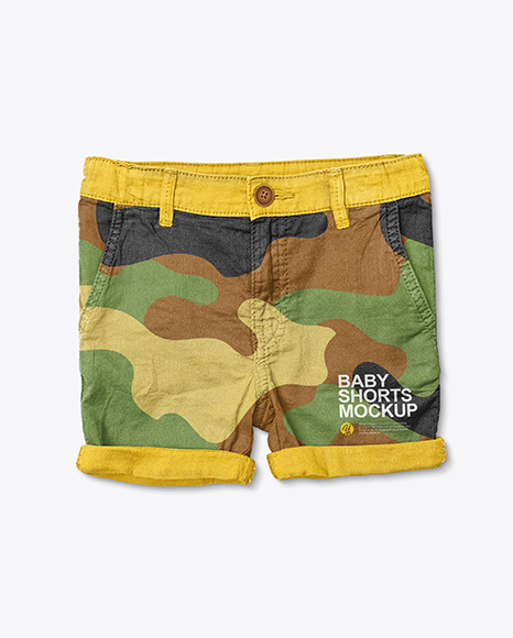 Baby Boy Shorts Mockup