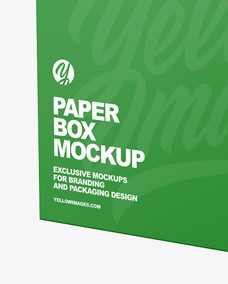 Paper Box Mockup PSD #1