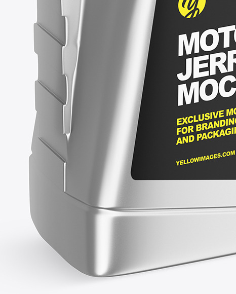 Metallic Jerry Can Mockup PSD #1