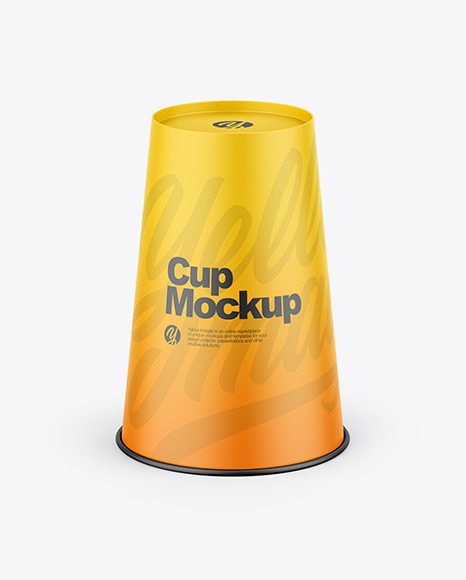 Matte Cup Mockup PSD #2