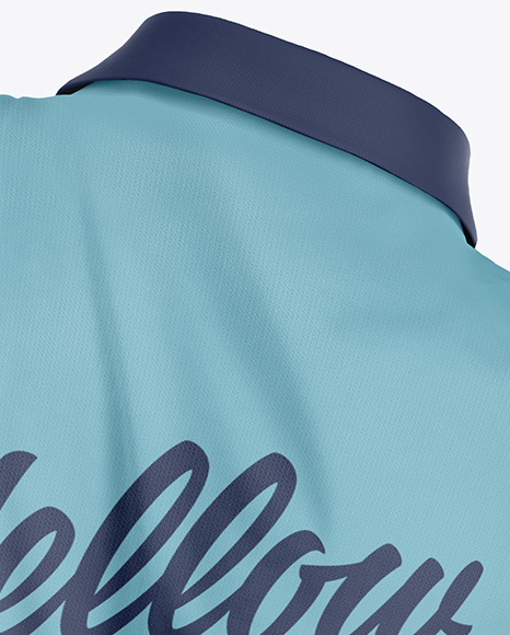 Polo T Shirt Mockup   Back View PSD #2