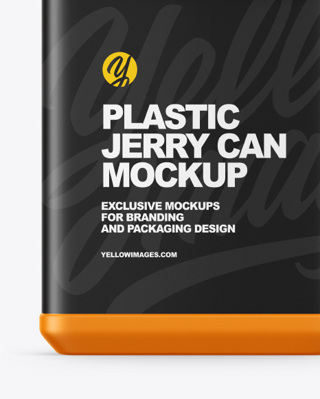 Plastic Jerry Can W  Pump Mockup PSD #1