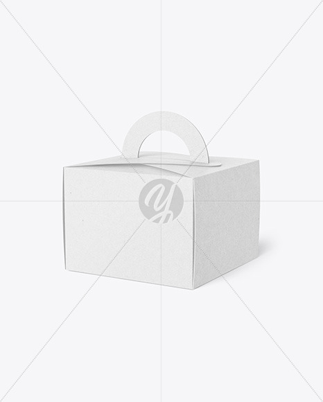 Kraft Paper Box w  Handle Mockup PSD #3