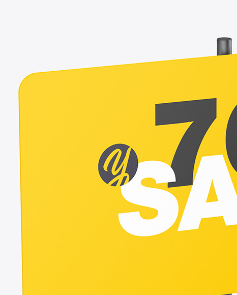 Street Sign Mockup PSD #2