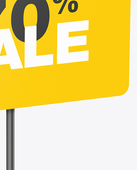 Street Sign Mockup PSD #1