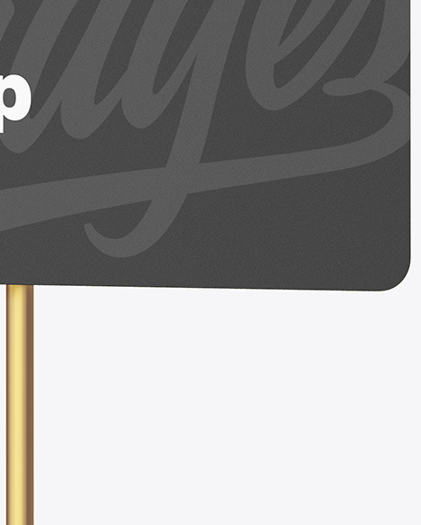 Street Sign Mockup PSD #1