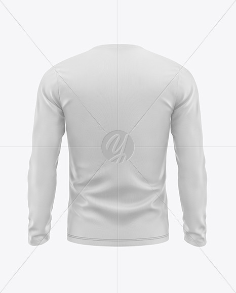 Men s T Shirt Long Sleeve Mockup PSD #3