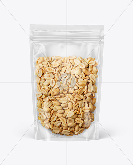 Clear Plastic Pouch w  Peanuts Mockup PSD #3