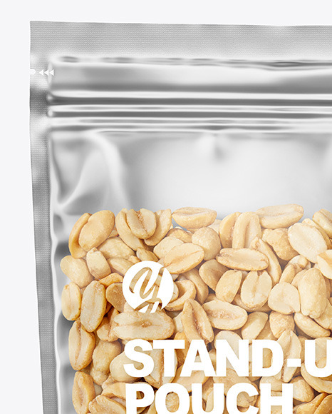 Clear Plastic Pouch w  Peanuts Mockup PSD #6