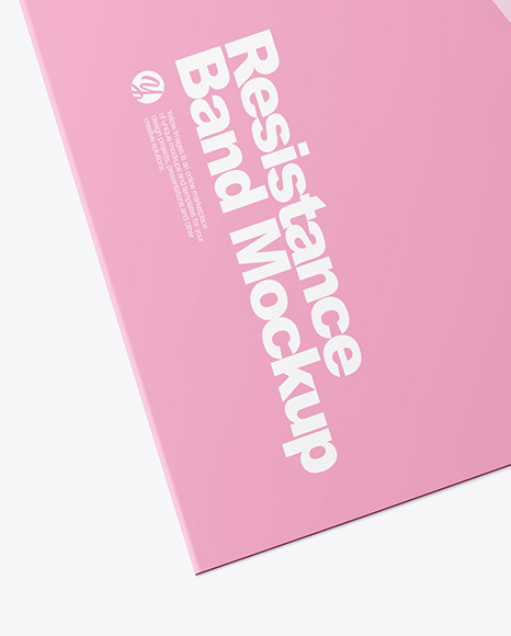 Glossy Resistance Band Mockup PSD #1