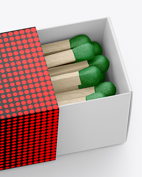 Match Box Mockup PSD #6