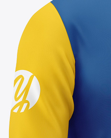 Men s T Shirt Long Sleeve Mockup PSD #1