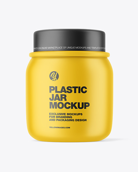 Matte Honey Jar Mockup