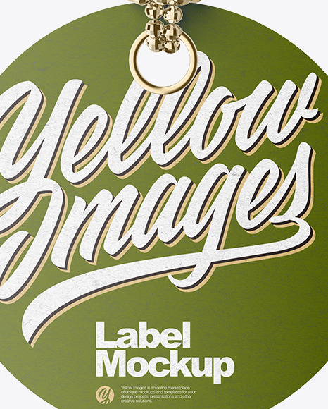 Kraft Paper Label Mockup PSD #2