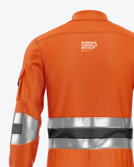 Working Overalls Mockup PSD #2