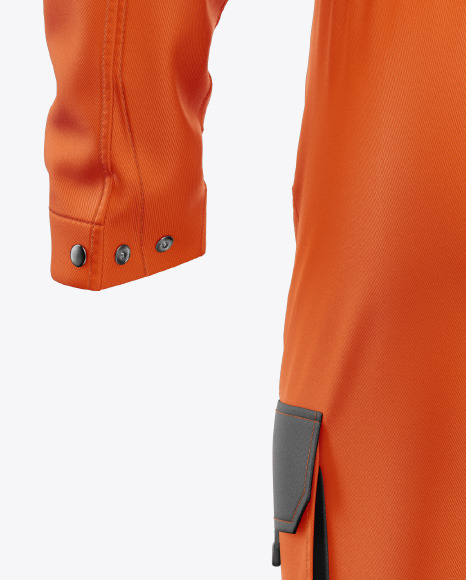 Working Overalls Mockup PSD #7