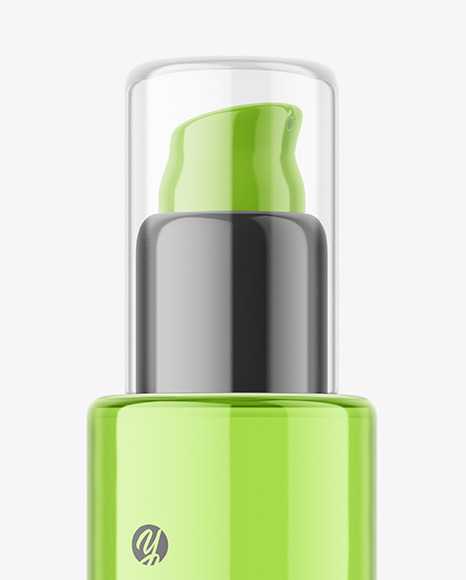 Airless Pump Bottle Mockup PSD #1