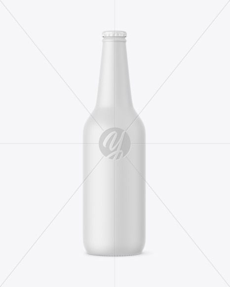 Ceramic Beer Bottle Mockup PSD #3