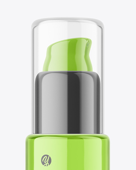 Airless Pump Bottle Mockup PSD #1