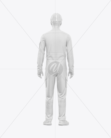 Working Overalls w Mannequin Mockup PSD #3