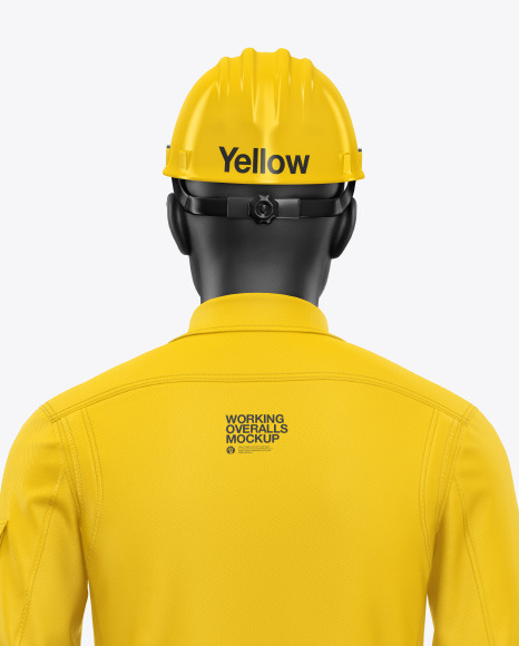 Working Overalls w Mannequin Mockup PSD #2