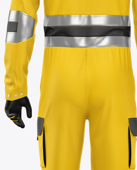 Working Overalls w Mannequin Mockup PSD #1