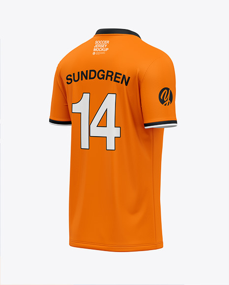 Soccer Jersey Mockup PSD #1