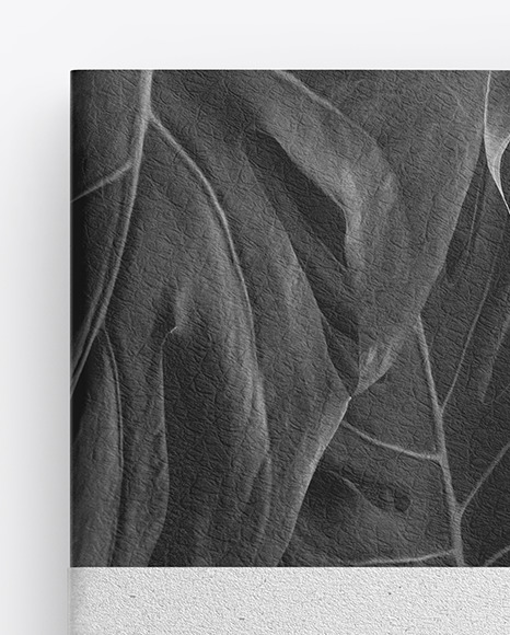 Leather Notebook w  Kraft Label Mockup PSD #7