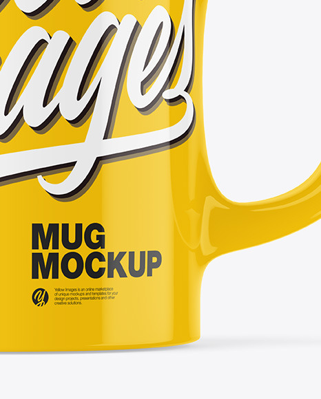 Glossy Mug Mockup PSD #6