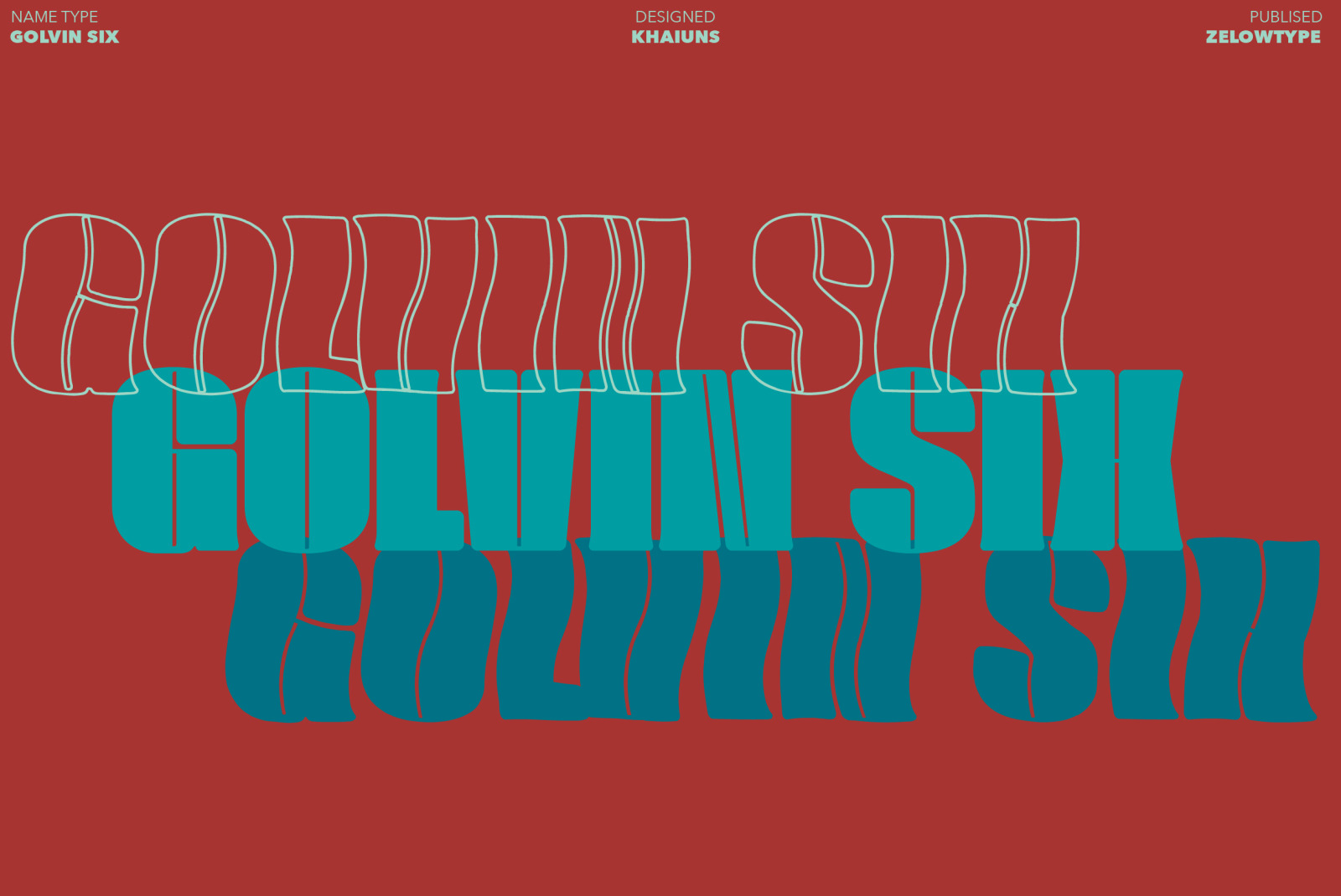 Golvin Six Font