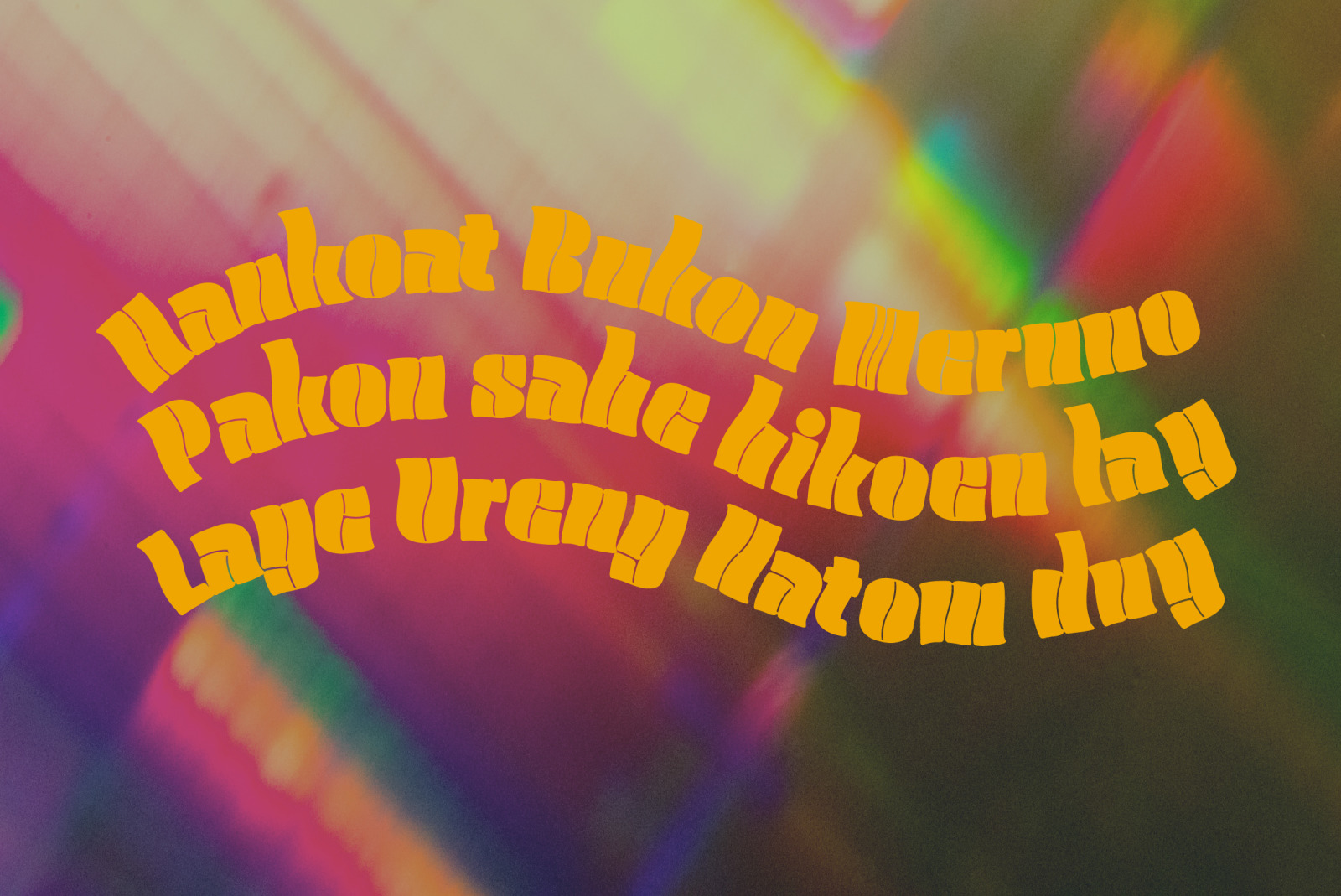 Golvin Six Font