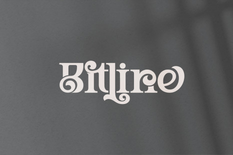 Bitline Swirly Font