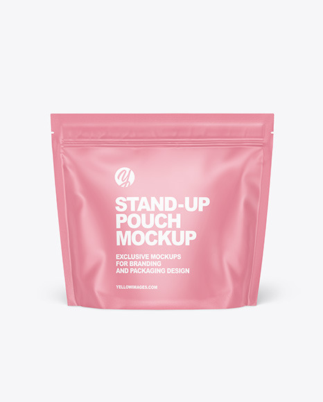 Download Matte Stand-up Pouch Mockup PSD Mockups by Andrii Gapon