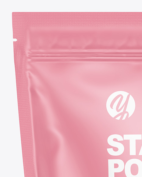 Matte Stand up Pouch Mockup PSD #1