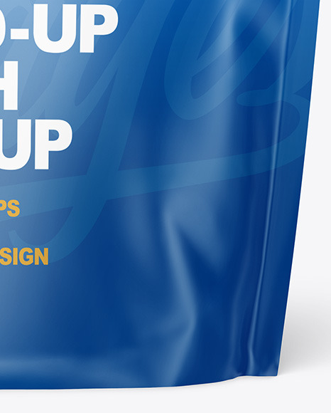 Matte Stand up Pouch Mockup PSD #7