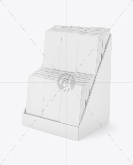 Display Box w  Boxes Mockup   Half Side View PSD #3