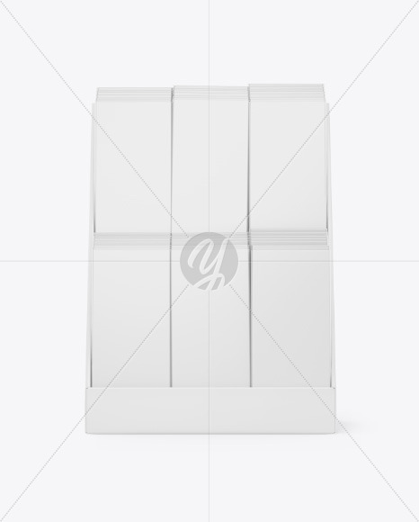 Display Box w  Boxes Mockup   Front View PSD #3