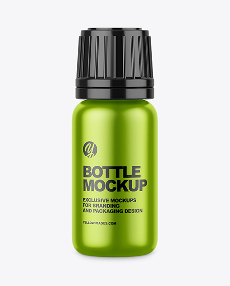 Metallic Bottle Mockup