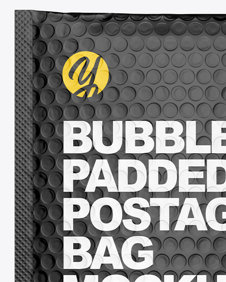 Glossy Postage Bag Mockup PSD #2