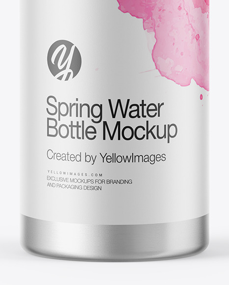 Aluminum Bottle Mockup PSD #5