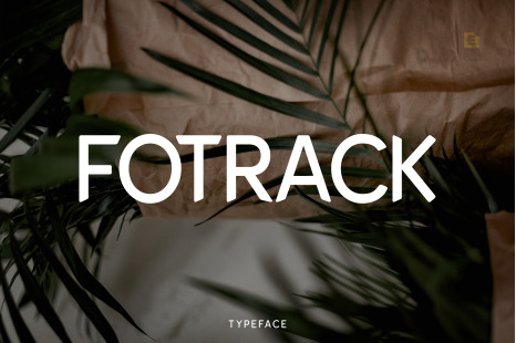 Fotrack Typeface Font