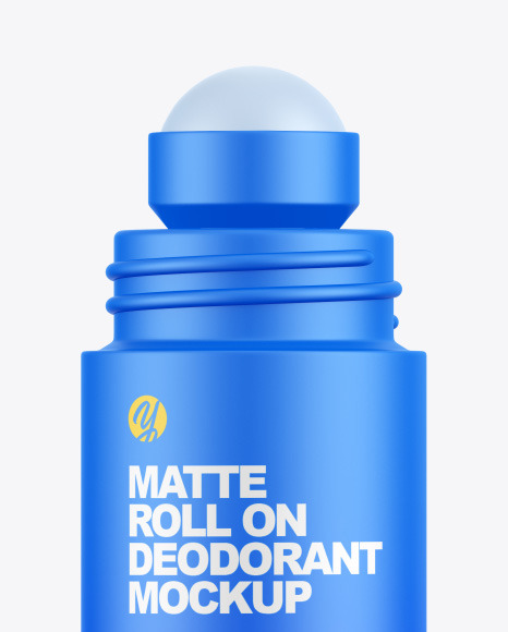 Matte Roll On Deodorant Mockup PSD #1