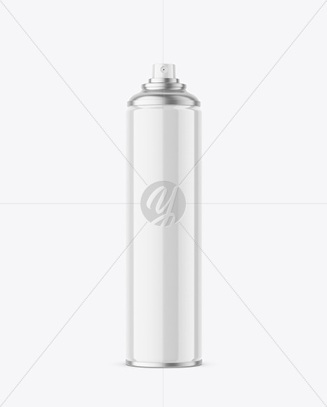 Glossy Spray Bottle Mockup PSD #3