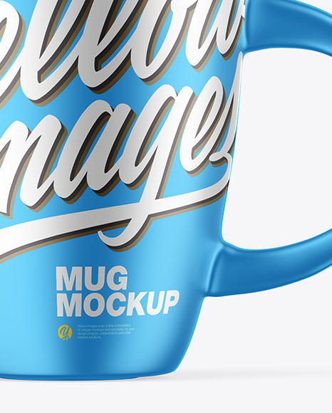 Metallic Mug w  Coffee Splash Mockup PSD #6