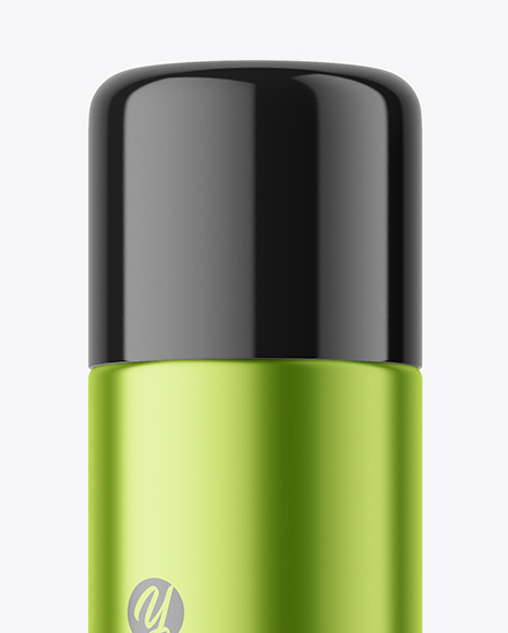 Metallic Spray Bottle Mockup PSD #6