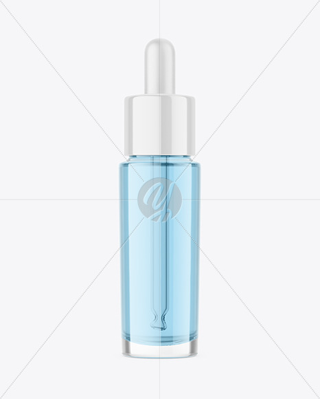 Clear Glass Dropper Bottle Mockup bottle 86113